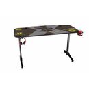 Bundle scaun gaming torin txt + birou gaming radiance yellow; scaun torin, ajustabil, material textil, piston pe gaz, manere reglabile, baza stea cu 5 picioare, greutate maxima admisa 150kg, perne detasabile, galben; birou gaming  radiance, material  otel,  Birouri gaming | electropc.ro