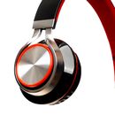 Casti cu micr. spacer, cu fir, mulimedia, 2x jack 3.5mm, microfon pe fir, driver 40mm, 20hz-20000hz, pliabile, rosu,  Casti audio | electropc.ro