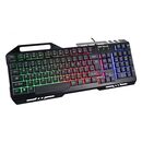Kit gaming serioux tobis 3 in 1, tastatura de gaming, 104 taste, 7 taste anti-ghosting, design slim, iluminare rainbow, structura metalica + taste negre, suport telefon, cablu usb 1.5m pvc, plug and play; mouse gaming, senzor sunplus 192, 1000-6400 dpi, s,  Kit mouse tastatura | electropc.ro
