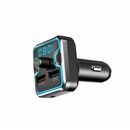 Modulator fm serioux amfm45, bluetooth v5.0, conectare automată, raza de actiune de până la 5 metri, voltaj intrare: dc 12/24v, ieșire: usb qc3.0, frecvența fm: 87.5mhz - 108.0mhz, format muzica: mp3/wma/wav , usb audio (pana la 32 gb), slot microsd ( pan,  Periferice Diverse | electropc.ro