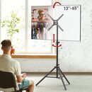 Suport tripod portabil de podea pentru tv plat/curbat barkan, 13" - 65", vesa 400x400mm, max 110kg, negru,  TV & Electronice & Gaming | electropc.ro