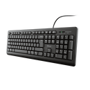 Tastatura trust primo, wired, negru,  Tastaturi | electropc.ro