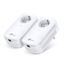 Tp-link av1200 gigabit passthrough powerline starter kit, tl-pa8010pkit, homeplug av2, homeplug av, ieee1901, ieee802.3, ieee802.3u,ieee802.3ab, 1*gigabit ethernet port, power socket, pair button, pwr,plc, eth,  Adaptoare PowerLAN | electropc.ro