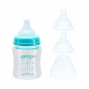 Biberon de sticla 120 ml+2 tetine extra,  Biberoane & Tetine & Accesorii | electropc.ro