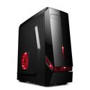 Carcasa inaza x-blade neagra, spcc steel atx mid tower, fara sursa (tip atx, montata jos), interior vopsit negru, 1x 5.2” (intern),2x2.5” (intern), 2x 3.5” (intern), fata – 1x 120mm led frgb fans (inclus), spate – 1x 120mm led frgb fan (inclus), tavan – 2,  Carcase | electropc.ro