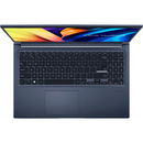 Laptop asus vivobook 15.6-inch, x1502za-bq418, fhd (1920 x 1080) 16:9, i7-1260p, 8gb ddr4 on board + 8gb ddr4 so-dimm, 512gb m.2, quiet blue, 2 years, no preinstalled os,  Laptopuri | electropc.ro