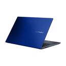 Laptop asus x515ea-bq850, 15.6-inch, fhd (1920 x 1080) 16:9,  ips-level, i3-1115g4, intel(r) uhd graphics, 4gb ddr4 on board + 4gb ddr4 so-dimm, plastic, peacock blue, without.os, 2 years,  Laptopuri | electropc.ro