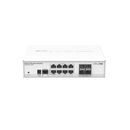 Mikrotik smart switch, crs112-8g-4s-in; 8x gigabit ethernet, 4x sfpcages, 400mhz cpu, 128mb ram, desktop case, routeros l5;,  Switch-uri | electropc.ro