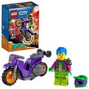 Moto. cascadorie pt. wheelie, lego 60296,  Seturi de constructie | electropc.ro