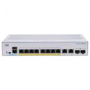 Switch  cisco cbs350-8fp-e-2g, 8 porturi 10/100/1000, 2 x sfp, poe 120w, buffer: 1.5 mb, flash 256mb, cpu: 800 mhz arm , dram: 512 mb dimensiuni: 268 x 185 x 44 mm, greutate: 1.53 kg, consum fara poe: 220v-16.68w, cu poe: 145.26w, fanless, rack-mount.,  Switch-uri | electropc.ro