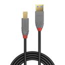 Cablu lindy ly-36744, usb 3.0 typ a to b, 5m, anthra line,  Cabluri periferice | electropc.ro