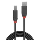 Cablu transfer lindy ly-36673, usb 2.0 type a to b, 2m, anthra line,  Cabluri periferice | electropc.ro