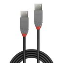 Cablu transfer lindy ly-36691, usb 2.0 type a, 0.5m, anthra line,  Cabluri periferice | electropc.ro