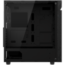 Carcasa gigabyte c200 glass, mid-tower, fara sursa, atx, black,  Carcase | electropc.ro