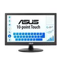 Monitor 15.6" asus vt168hr, fwxga 1366*768, capacitive 10-point multi- touch, tn, 16:9, 400:1, 220 cd/m2, 90/60, 5 ms, flicker free, low bluelight, hdmi, d-sub, vesa 75* 75, kensington lock, culoare negru,  Monitoare LED | electropc.ro