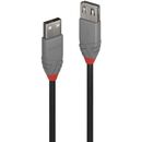 Cablu transfer date lindy ly-36702, usb 2.0 male tip a - usb 2.0 female tip a, 1 m, anthra line,  Cabluri periferice | electropc.ro