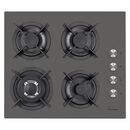 Plita incorporabila fram fbh-v4iwf-gvg, gaz, 4 arzatoare, arzator wok, control lateral, aprindere electrica integrata, sistem siguranta gaz, gratar fonta, duze incluse, 58x51 cm,  sticla gri victoria,  Incorporabile | electropc.ro