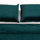 Set de pat catifea king size verde,  Lenjerii de pat | electropc.ro