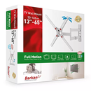 suport tv de perete, barkan 3400w.w, fix, 29"- 65", vesa 400 x 400 mm, suporta pana la 40kg, alb,  TV & Electronice & Gaming | electropc.ro