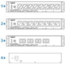 Ups legrand keor pdu monofazat, 800va/480w, in 1xiec 10a out 8x schuko, technologie off-line, conexiune usb hid, capacitate baterie 12v/9ah, 230v, dimensiuni 440x150x88mm, greutate 5kg,  UPS | electropc.ro