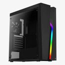 Carcasa aerocool bolt neagra, spcc steel atx mid tower, fara sursa (tip atx, montata jos), interior vopsit negru, 2x3.5" (intern), 2x2.5" (intern), fata – 3x 120mm fans (optional), spate – 1x 120mm fan (inclus), tavan – 2x 120mm fans (optional), podea – 2,  Carcase | electropc.ro