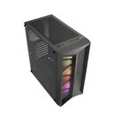 Carcasa fsp cmt211a rgb tg mid-tower, black,  Carcase | electropc.ro