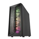 Carcasa fsp cmt211a rgb tg mid-tower, black,  Carcase | electropc.ro