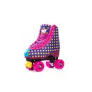 Role bliss dots mauve, masura 36 eu, roti pu 58x32mm, rulmenti abec 7, sasiu compozit pp, truck aluminiu, culoare mov,  Role | electropc.ro