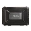 Ssd/hdd enclosure adata ed600, 2.5, usb 3.1, rezistent la apa, rezistent la praf, rezistent la socuri, negru,  Alte componente | electropc.ro