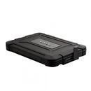 Ssd/hdd enclosure adata ed600, 2.5, usb 3.1, rezistent la apa, rezistent la praf, rezistent la socuri, negru,  Alte componente | electropc.ro
