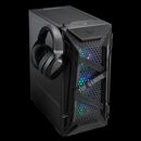 Carcasa asus tuf gaming gt301, middle tower, fara sursa, atx, black,  Carcase | electropc.ro