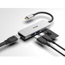 D-link dub-m530 5-in-1 usb-c hub with hdmi and sd/microsd card reader, dub-m530,1* usb-c connector with usb cable 11.5 cm, 1* hdmi port, 2* usb type-aport (usb 3.0), 1* sd card slot, 1* microsd card slot, weight: 42g.,  Telefoane mobile & accesorii | electropc.ro