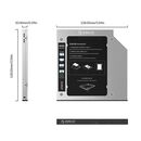Caddy hdd orico seria m95ss 2.5” 9.5mm, adaptor pentru montarea unui hdd/ssd sata i/ii/ii de 2.5” in locul unitatii optice din multe laptop-uri/notebook-uri, capacitate maxima: 2tb, 4 mopduri de compatibilitate selectabile din switch-urile laterale: ac – ,  Hard Disk-uri externe | electropc.ro