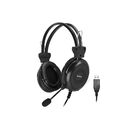 Casti a4tech hu-30, stereo, usb, negru,  Casti audio | electropc.ro