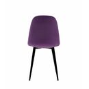 Set 2 buc scaun living heinner pearl-mov,  Scaune | electropc.ro