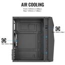 Carcasa aerocool raider mini rgb neagra, spcc steel atx mini tower, fara sursa (tip atx, montata sus), interior vopsit negru, 2x3.5” (intern), 1x2.5” (intern), fata – 1x 120mm rgb fans (inclus) / 1x 120mm fan (optional), spate – 1x 120mm rgb fan (inclus),,  Carcase | electropc.ro
