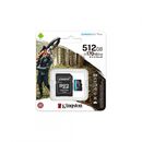 Card de memorie microsd kingston canvas go plus, 512gb, adaptor sd, class 10,  Carduri memorie | electropc.ro