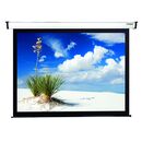 Ecran de proiectie electric, cu prindere in tavan/perete sopar new gold, format 1:1, suprafata de proiectie 240x200 cm, diagonala 123 inch, unghi de vizionare 150°, tip panza alba (fata) neagra (spate), din aluminiu,  Videoproiectoare | electropc.ro