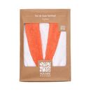 Set de baie dama bbc organic 4 piese square nature,  Halate de Baie | electropc.ro