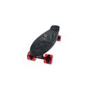 Skate penny slv venice, placa plastic pp 56x15 cm, roti pu 60x45mm, duritate 85a, rulmenti abec 7 chrome, sasiu aluminiu 8.3 cm, capacitate 100 kg, culoare, negru rosu,  Skateboard | electropc.ro