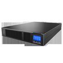 Ups njoy balder 3000, 3000va/ 3000w, on-line, lcd display, montare rack/tower, 8 prize iec 13 1x iec c19, dubla conversie, plaja larga de tensiuni acceptate, eficienta impresionanta de pana la 96%, frecventa: 40hz ~ 70 hz, dimensiuni: 630 x 438 x 88 mm, g,  UPS | electropc.ro