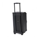 Boxa trolley serioux, putere totala 130w rms, conectivitate: bluetooth, usb, sd, radio fm, aux, pc in, port micron + chitara, display led, baterie reincarcabila 7200mah, microfon inclus, dimensiuni: 320x330x630 mm, greutate: 14.5kg, culoare: negru,  Sisteme audio | electropc.ro