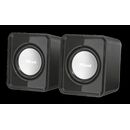 Boxe stereo trust leto compact 2.0 speaker, 6w, negru,  Sisteme audio | electropc.ro