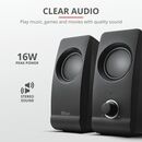 Boxe stereo trust remo 2.0 speaker set, 8w, negru,  Sisteme audio | electropc.ro