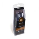Cablu audio optic serioux premium gold,  conectori toslink tata-tata, conductor fibra optica polymer, mufe din metal aliaj zinc, conectori auriti 24k, lentila convexa pentru focalizare fara distorsiuni, capace de protectie incluse, 1.5m, negru,  Conectica | electropc.ro