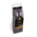 Cablu audio-video serioux premium gold, rca tata - rca tata, conductori 99.99% cupru fara oxigen, mufe din metal aliaj zinc, conectori auriti 24k, dublu ecranat, discuri magnetice, 1.5m, negru,  Conectica | electropc.ro