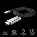 Cablu trust calyx, usb-c to hdmi, 1.8m, negru,  Cabluri periferice | electropc.ro