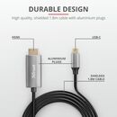 Cablu trust calyx, usb-c to hdmi, 1.8m, negru,  Cabluri periferice | electropc.ro
