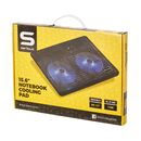 Cooling pad serioux, srxncp007, dimensiuni: 340*250*23mm, compatibilitate maxima laptop: 15.6 inch, dimensiune ventilator: 2 x 125 *125*15mm, nivel zgomot: 10db, flux aer: 20cfm, tensiune alimentare: dc 5v, viteza rotatie maxima: 1500rpm, iluminare led: a,  Stand & Cooling pad | electropc.ro