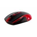 Mouse serioux, pastel 600, fara fir, usb, senzor optic, distanta de operare; 10m, precizie: 1000/1600dpi ajustabila, 6 butoane, 2x baterie aaa, sisteme de operare: windows / mac os / linux, rosu,  Mouse | electropc.ro